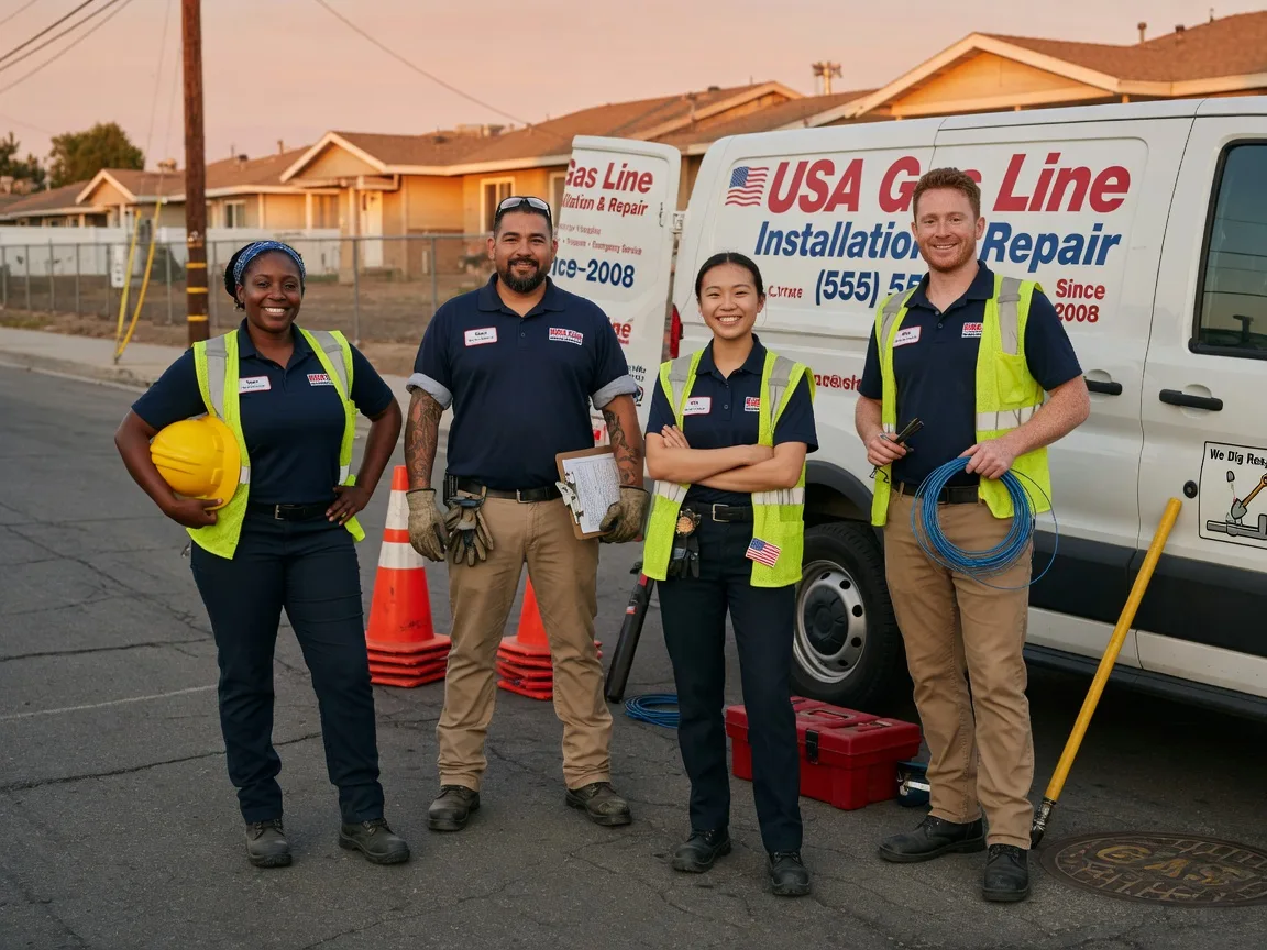 Gas Line Installation company in Lansford, ND